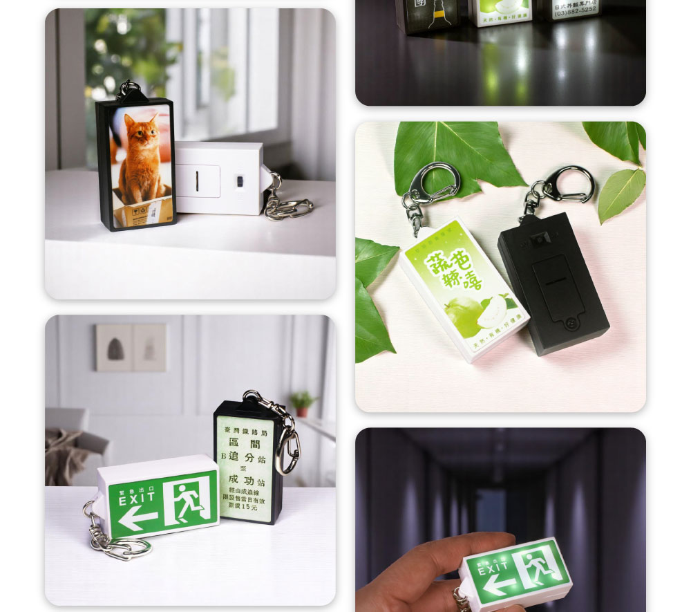客製化 LED 招牌燈箱吊飾（長方形）