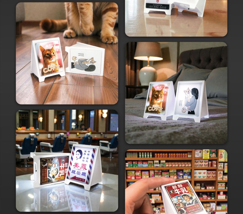 客製化三角直立式招牌燈箱