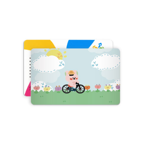 卡片型電子票證（小兔兔騎單車去旅行）