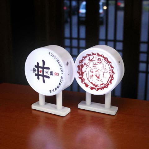 客製化磁吸 LED 招牌燈箱（圓形）