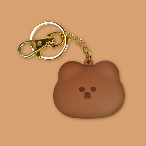 橡膠立體造型電子票證（巧克熊大頭）