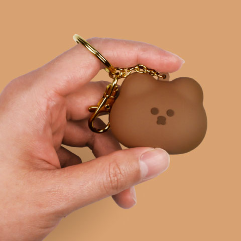 橡膠立體造型電子票證（巧克熊大頭）