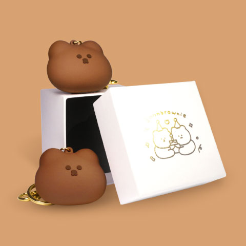 橡膠立體造型電子票證（巧克熊大頭）