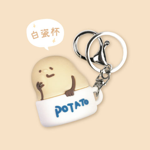 【限量】橡膠立體造型悠遊卡／一卡通（杯裡的鈴薯泥）