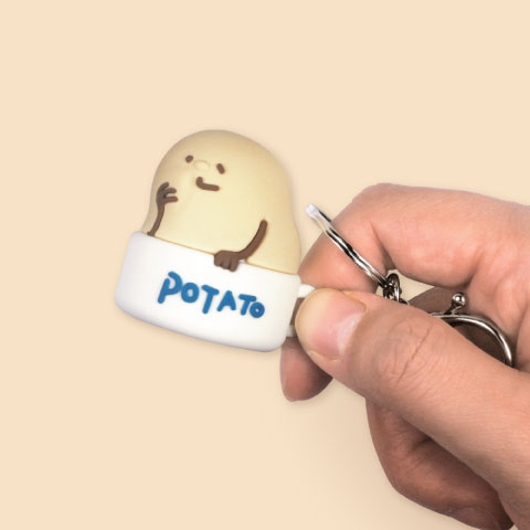 【限量】橡膠立體造型悠遊卡／一卡通（杯裡的鈴薯泥）