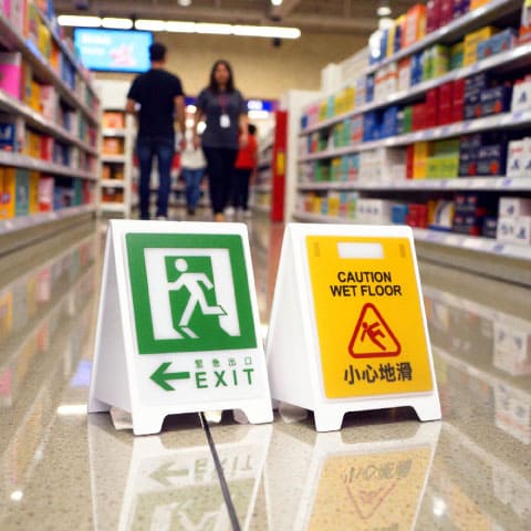 客製化三角直立式招牌燈箱